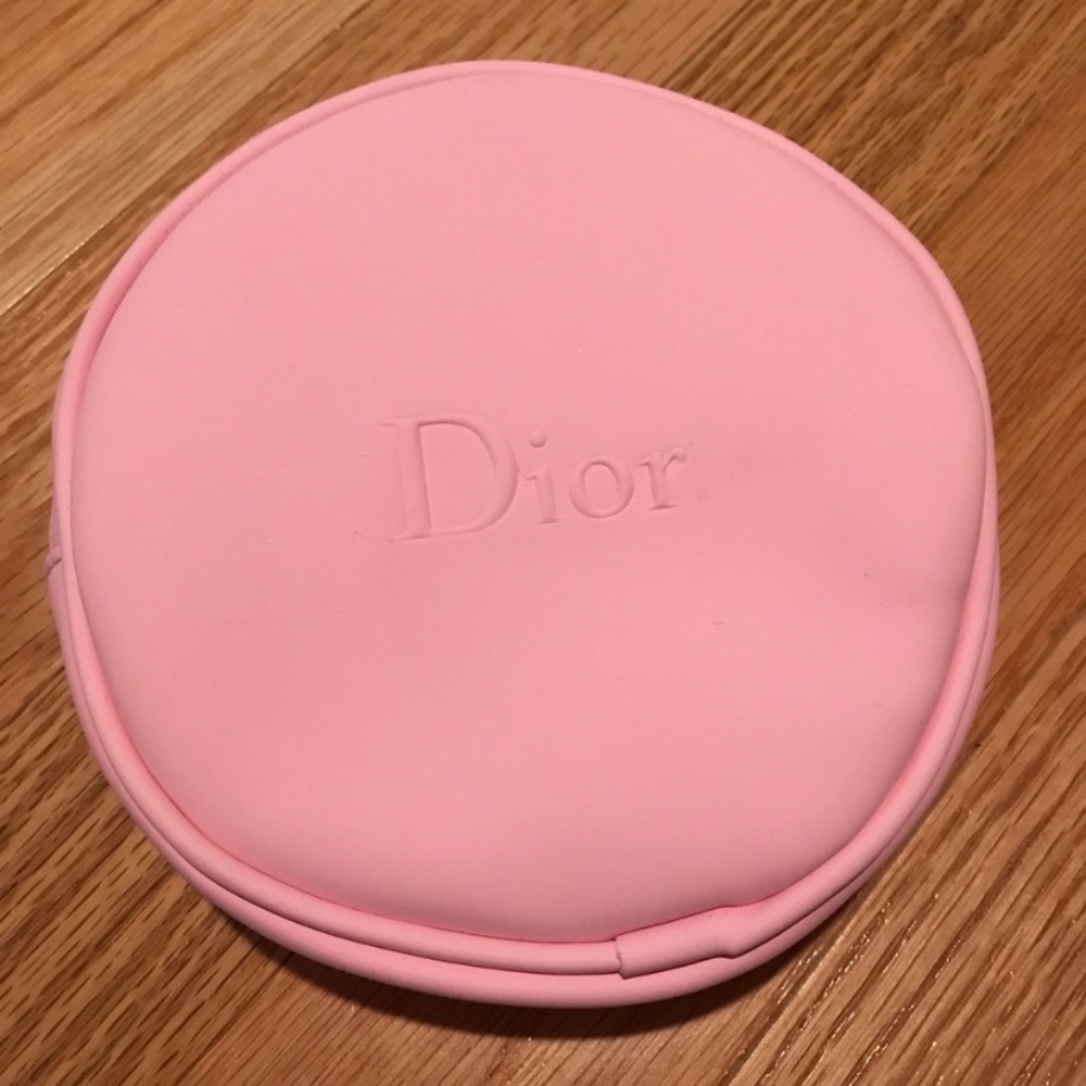 Christian Dior Circular Make Up Pouch/Bag